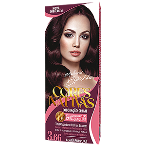 Cores Nativas Acajú Púrpura 3.66 - Coloração em Creme