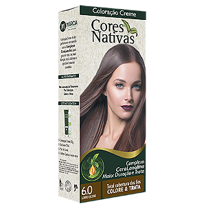 Coloração Creme Cores Nativas Márcia Louro Escuro 6.0