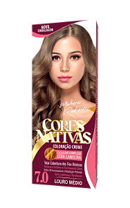 Coloração Creme Cores Nativas Márcia Louro Médio 7.0