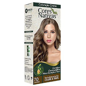 Coloração Creme Cores Nativas Márcia Louro Médio 7.0