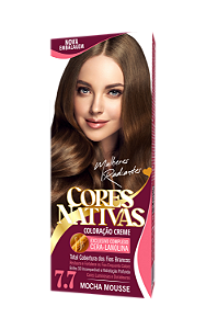 Cores Nativas Mocha Mousse 7.7 Coloração Creme