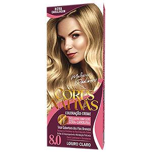 Cores Nativas Louro Claro 8.0 Coloração Creme