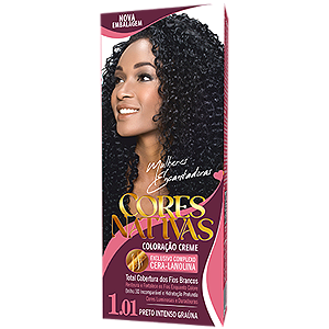 Cores Nativas Preto Intenso Graúna 1.01 Coloração Creme