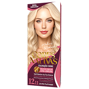 Cores Nativas Louro Platinado 12.11 Coloração Creme