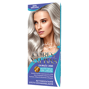 Cores Nativas Desamarelador Coloração Creme