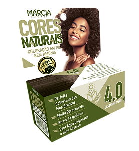 Tintura em Pó Márcia 4.0 - Castanho Médio