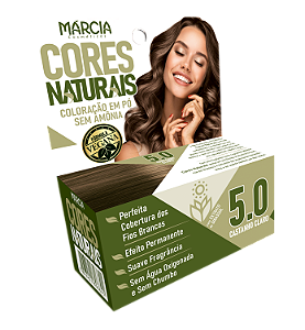 Tintura em Pó Márcia 5.0 - Castanho Claro