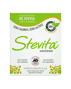 Adoçante em Pó Stevia 50 envelopes - Stevita