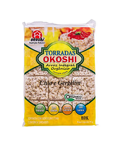 Torrada Okoshi arroz organico com chia /gergelim 75g
