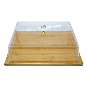 BANDEJA DE BAMBU C/TAMPA R.CX111 - CASITA