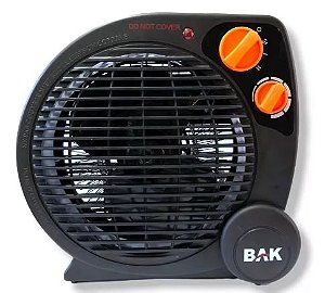 AQUECEDOR PORTATIL AQU220-P BAK - PRETO