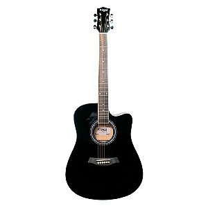 Violão Eletroacustico Klass KE 4011 BK-G Preto