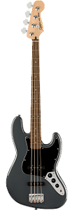 Baixo Fender 4c Squier Affinity Jazz Bass Charcoal Frost Metallic