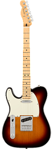Guitarra Fender Mex Player Telecaster Canhoto 3-color Sunburst