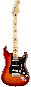Guitarra Fender Mexican Player Plus Top Stratocaster Aged Cherry Burst