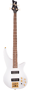 Baixo Jackson 4C JS3  Spectra Bass Snow White Gold