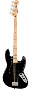 Baixo Fender 4c Squier Affinity Jazz Bass Black