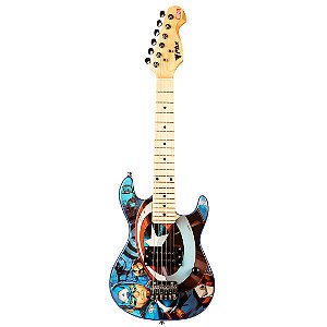 Guitarra Marvel Capitão América GMC-K2 PHX