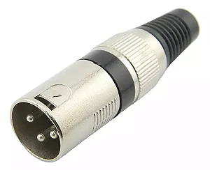 CSR PLUG  XLR LINHA MACHO PADRÃO 64.1.317
