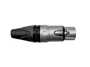 WIRECONEX PLUG XLR  FEMEA LINHA WC 1003 FL BK