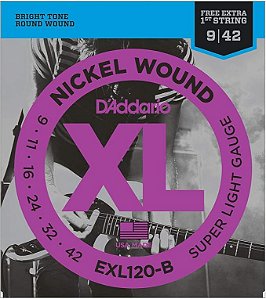 DADDARIO ENC GUIT 009 EXL120-B  (OUTLET)