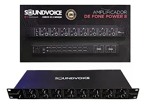 SOUNDVOICE AMPLIFICADOR FONE POWER 8