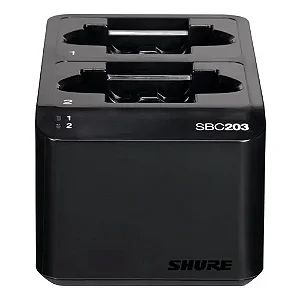 SHURE CARREGADOR DE BATERIA SBC203-BR