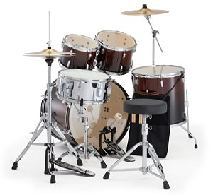 PEARL BATERIA ROADSHOW 20 GARNET FADE RS505M/C75