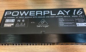BEHRINGER DISTRIBUIDOR POWER PLAY P16-I RACK