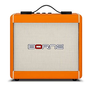 BORNE CAIXA AMPLIFICADORA P/GUITARRA F60 LARANJA