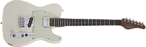 SHECTER GUIT NICK JOHNSTON SIG PT ATOMIC SNOW