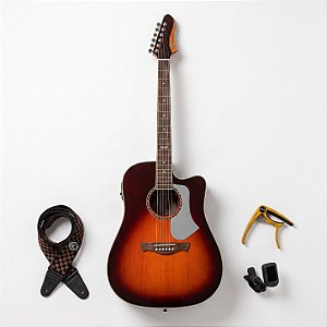 KIT TAGIMA VIOLAO ACO SWELL HB HONEY BURST
