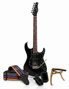 KIT TAGIMA GUIT STELLA 2S 1H ESC ESCURA BK DF/BK