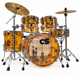 CUSTOM SOUND BATERIA ACRILICA CSDACRIL03 LARANJA