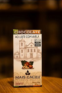 Chocolate ao leite 45% cacau com avelã
