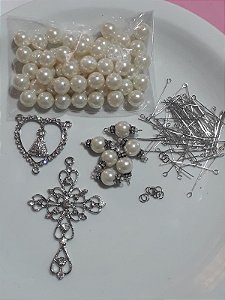 KIT DE NOIVA LUXO 12MM PRATA