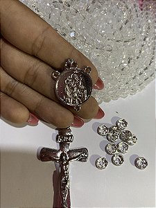 Kit terço de cristal