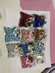 10 kits terço de biscuit