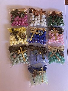 10 kit terços de bola lisa