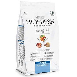 Ração Biofresh Super Premium para Cães Filhote Raças Médias ... Ração Biofresh Super Premium para Cães Filhote Raças Médias ...
