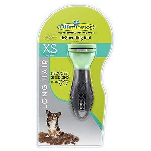 Escova Tira Pelo Furminator para Cães com Pelo Longo - Mini Escova Tira Pelo Furminator para Cães com Pelo Longo - Mini