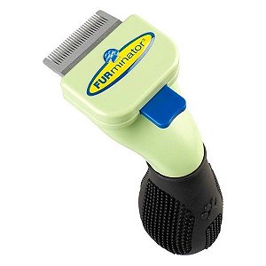 Escova Tira Pelo Furminator para Cães com Pelo Curto - Mini Escova Tira Pelo Furminator para Cães com Pelo Curto - Mini