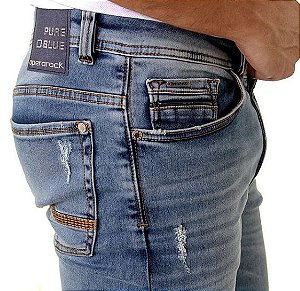 calça jeans masculina opera rock