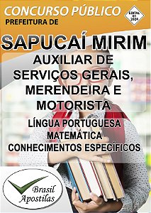 Sapucaí Mirim, MG - 2024 - Apostilas Para Ensino Fundamental, Médio e Superior