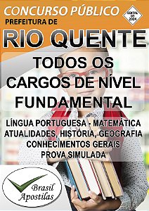 Rio Quente, GO - 2024 - Apostilas DIGITAIS Para Ensino Fundamental, Médio e Superior
