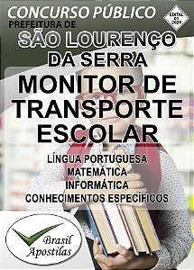 São Lourenço da Serra, SP - 2024 - Apostilas Para Monitor Transporte Escolar, Recepcionista e Agente Comunitário De Saúde