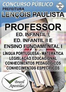Lençóis Paulista, SP 2024 - Apostila para Professores