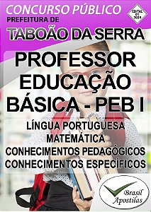 Taboão da Serra, SP - 2024 - Apostila para Professor PEB I