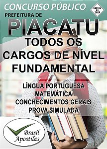 Piacatu, MG - 2024 - Apostilas Para Ensino Fundamental, Médio e Educador