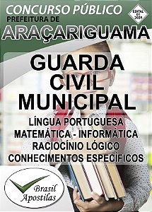 Araçariguama, SP - 2024 - Apostila para Guarda Civil Municipal